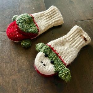 Sock Monkey Mittens